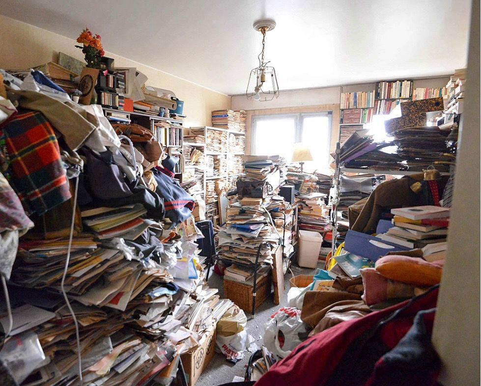 Avant nettoyage syndrome de Diogène